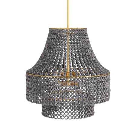 Arteriors Hannie 8 Light 29" Wide Chandelier Antique Brass