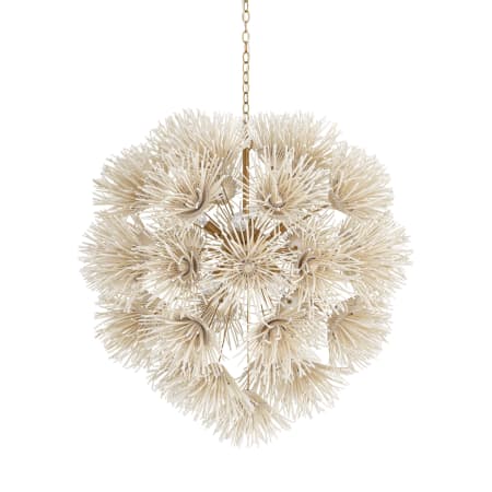 Arteriors 8 Light 33" Wide Chandelier Antique Brass