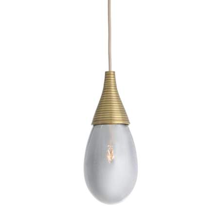 Arteriors Giselle 5" Wide Mini Pendant Smoke Luster