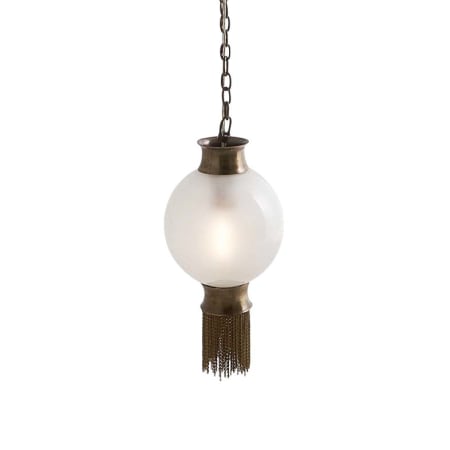 Arteriors Boswell 7" Wide Mini Pendant Antique Brass