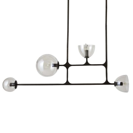 Arteriors Dillon 4 Light 21" Wide Linear Chandelier English Bronze
