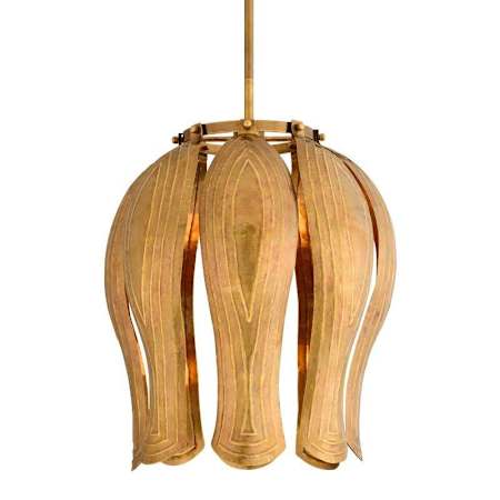 Arteriors Judith 20" Wide Pendant Vintage Brass