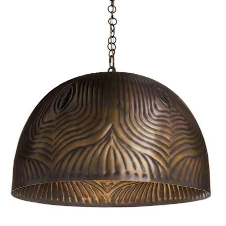 Arteriors Micah Pendant 25" Wide Pendant Antique Bronze