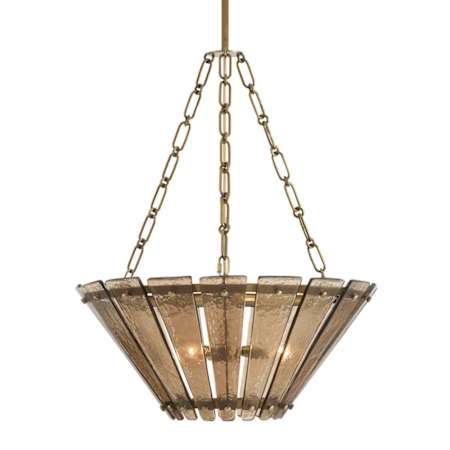Arteriors Decora 3 Light 24" Wide Chandelier Smoke