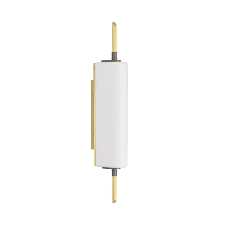 Arteriors 2 Light 24" Tall Wall Sconce with Cylinder Shade Antique Brass