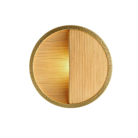 Arteriors Garland 4" Tall LED Wall Sconce with Rattan Shade Natural