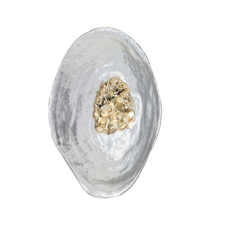 Arteriors Nome Sconce 13" Tall Wall Sconce Silver Leaf
