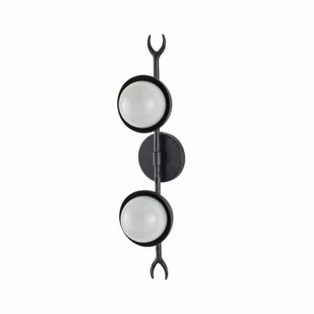 Arteriors Churchill 2 Light 25" Tall Wall Sconce Blackened Iron