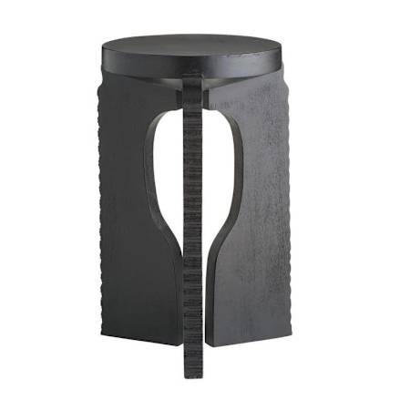 Arteriors Knight 16" Diameter Wood Table Ebony