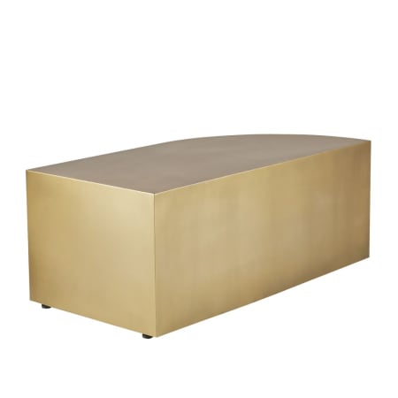 Arteriors Cortez 44" Wide Iron Coffee Table Antique Brass