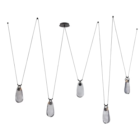 Arteriors Melt Chandelier 86" Wide Abstract Chandelier Smoke