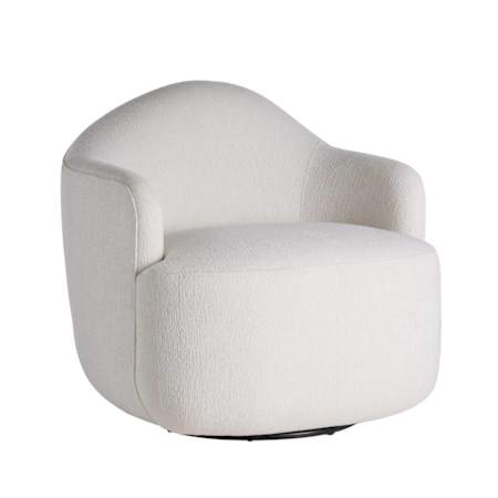 Arteriors Boulder 32" Wide Iron Framed Bouclé Accent Chair Sand