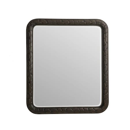 Arteriors Cayman 38"W x 44"H Rectangular Flat Metal Wall Mount Accent Mirror Bronze