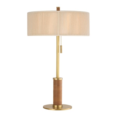 Arteriors Middlebury Lamp2 Light 25" Tall Buffet Table Lamp Brown