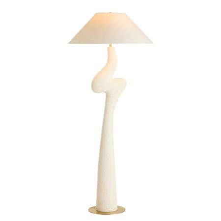 Arteriors Nicolette Floor Lamp70" Tall Torchiere Floor Lamp Ivory