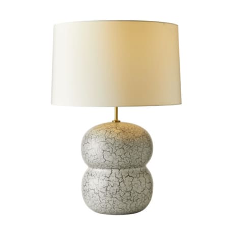 Arteriors Egret 29" Tall Vase Table Lamp Platinum Crackle