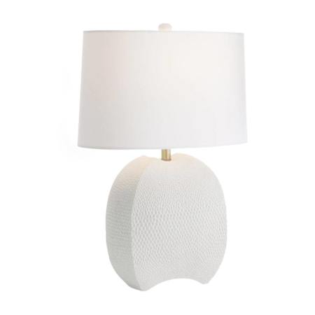 Arteriors Fairbanks 27" Tall Buffet Table Lamp with Microfiber Shade White