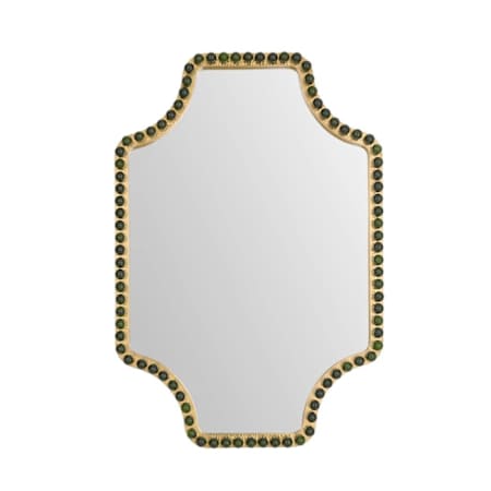 Arteriors Romulus 25-1/2"W x 38"H Specialty Flat Metal Wall Mount Accent Mirror Antique Brass