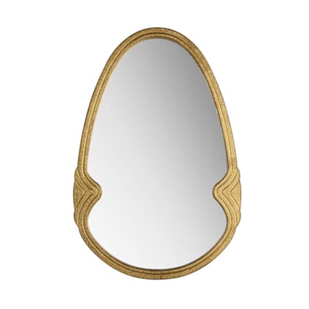 Arteriors Achilles 24"W x 36"H Oval Flat Metal Wall Mount Accent Mirror Antique Brass