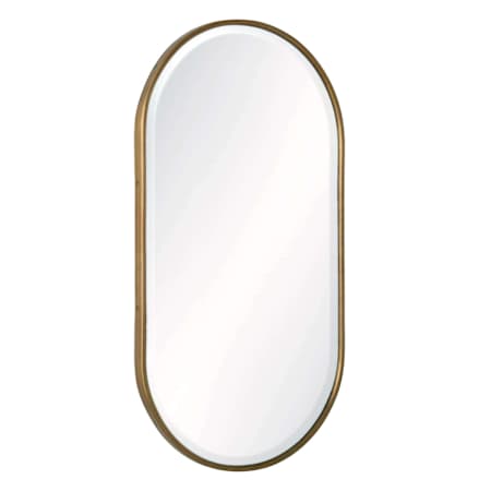 Arteriors Vaquero 19" W x 36" H Oval Framed Bathroom Mirror Antique Brass