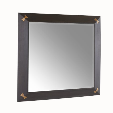 Arteriors Calpini 42" W x 42" H Square Wood Framed Bathroom Mirror Sable