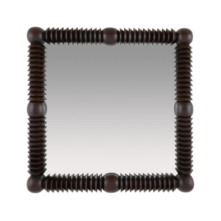 Arteriors Chavelle 44-1/2" W x 44-1/2" H Square Wood Framed Bathroom Mirror Umber