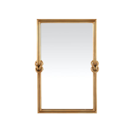 Arteriors Carruth 26" W x 38" H Rectangular Framed Bathroom Mirror Antique Brass