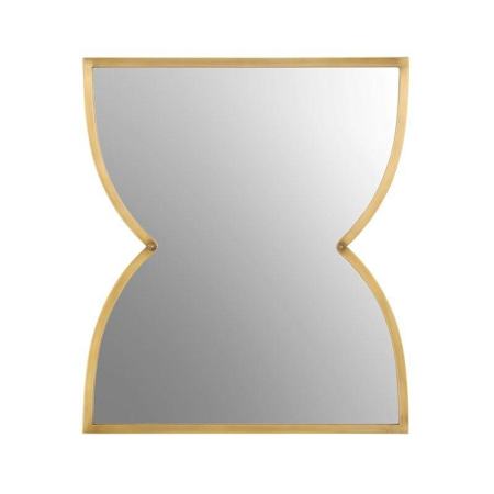Arteriors Jocelyn 26"W x 30"H Specialty Flat Metal Framed Accent Mirror Antique Brass