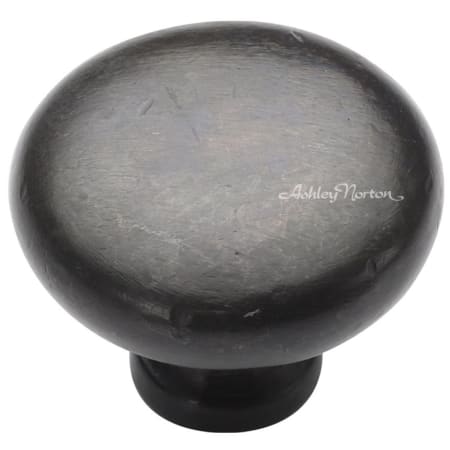 Ashley Norton Artisanal Rustic 1-1/4" Round Solid Bronze Luxury Cabinet / Drawer Knob Dark Bronze