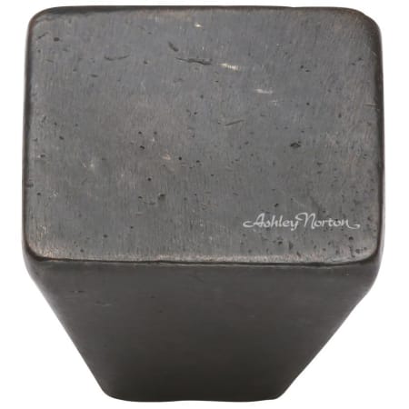 Ashley Norton Solid Bronze 1-1/4 Inch Square Cabinet Knob Dark Bronze