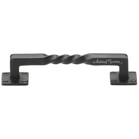 Ashley Norton Avon 10" Long Luxury Solid Bronze Vintage Surface Mount Twisted Cabinet Handle / Drawer Pull Dark Bronze