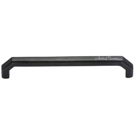 Ashley Norton Angular 8" Center to Center Luxury Solid Bronze Beveled Corner Cabinet Handle / Drawer Pull Dark Bronze