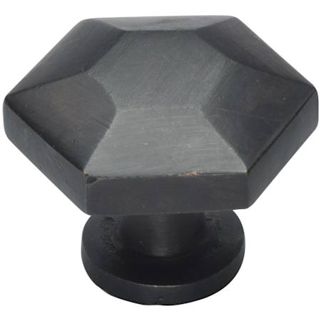 Ashley Norton Solid Bronze Octave 1-1/2 Inch Geometric Cabinet Knob Dark Bronze