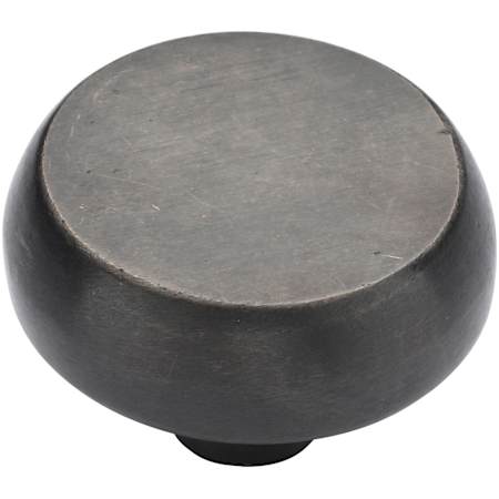 Ashley Norton Solid Bronze 1-1/4 Inch Mushroom Cabinet Knob Dark Bronze