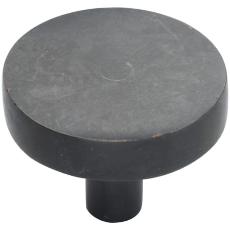 Ashley Norton Solid Bronze Disc 1-1/2 Inch Mushroom Cabinet Knob Dark Bronze