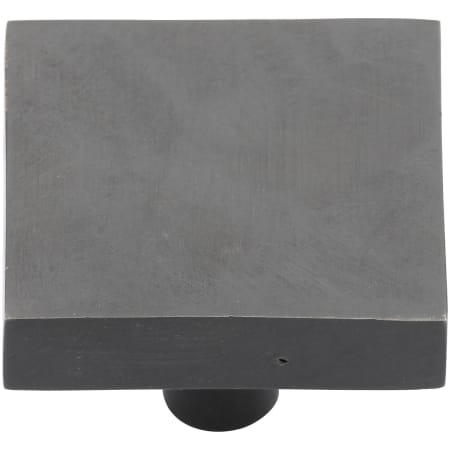 Ashley Norton Square 1-1/4" Flat Modern Luxury Solid Bronze Cabinet / Drawer Knob Dark Bronze