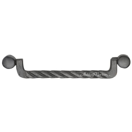 Ashley Norton Twist 3-3/4" Center to Center Luxury Solid Bronze Vintage Drop Style Cabinet Handle / Drawer Pull Dark Bronze
