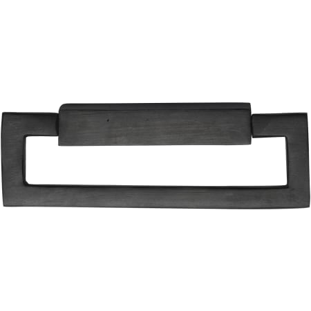 Ashley Norton Audrey 1-1/4" Center to Center Luxury Solid Bronze Rectangular Drop Bail Style Cabinet Handle / Drawer Pull Dark Bronze