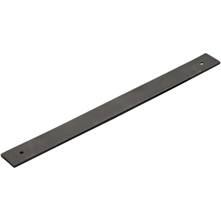 Ashley Norton Rectangular 11-1/2" Long 10" Center to Center Luxury Solid Bronze Cabinet Pull Backplate Dark Bronze