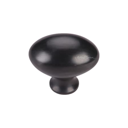 Ashley Norton Luxury 1-1/2" Oval Egg Solid Brass Cabinet / Drawer Knob Dark Oil Rubbed
