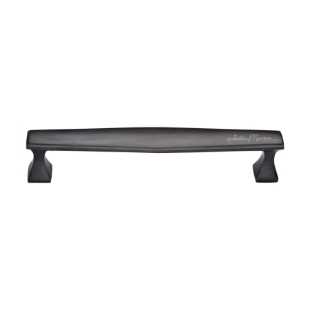 Ashley Norton Deco 8" Center to Center Luxury Solid Brass Stepped Tapered Cabinet Handle / Drawer Pull Dark Oil Rubbed