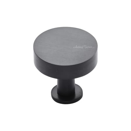 Ashley Norton Bracknell 1-1/4" Round Luxury Solid Brass Disc Mushroom Cabinet / Drawer Knob Dark Oil Rubbed
