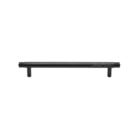 Ashley Norton Zurich 4" Center to Center Luxury Solid Brass Euro Modern Cabinet Bar Handle with Threaded Ridged Ends Dark Oil Rubbed