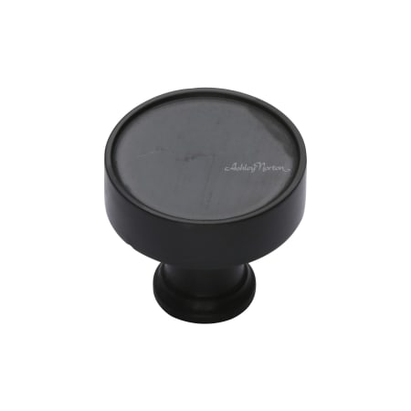 Ashley Norton Classic 1-1/4" Diameter Luxury Solid Brass Round Cabinet / Drawer Knob with Rim Dark Oil Rubbed