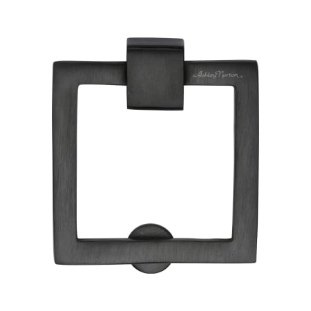 Ashley Norton Luxury 2" Square Solid Brass Drop Ring Cabinet Drawer Handle Pull Dark Oil Rubbed