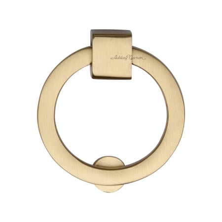 Ashley Norton Solid Brass Round 2 Inch Long Ring Cabinet Pull Satin Brass