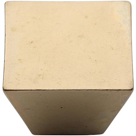Ashley Norton Square Cone 1-1/2" Wide Tapered Block Luxury Solid Bronze Designer Modern Cabinet / Drawer Knob Natural Bronze