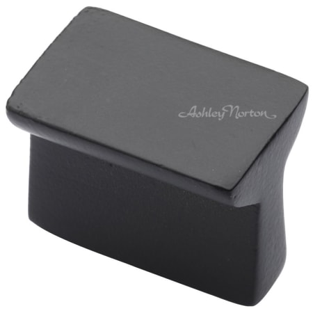 Ashley Norton Solid Bronze 1-1/4" Modern Block Rectangular T Cabinet Knob Drawer Knob Distressed Black