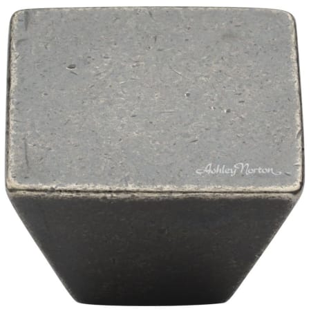 Ashley Norton Solid Bronze 1-1/4 Inch Square Cabinet Knob White Medium