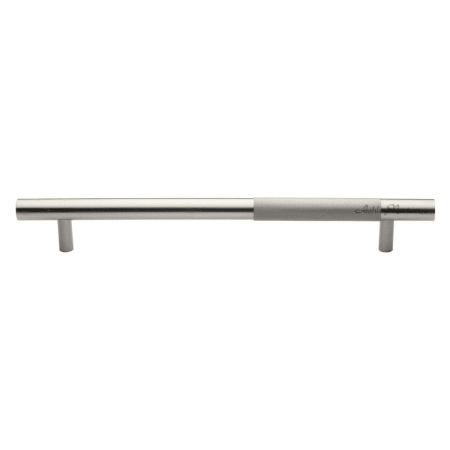 Ashley Norton Knurled 14" Center to Center Luxury Designer Solid Brass Appliance Bar Handle / Appliance Bar Pull Satin Nickel